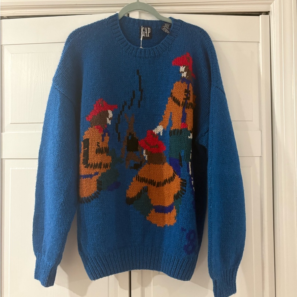 Vintage GAP Cowboy Sweater-size NWOT